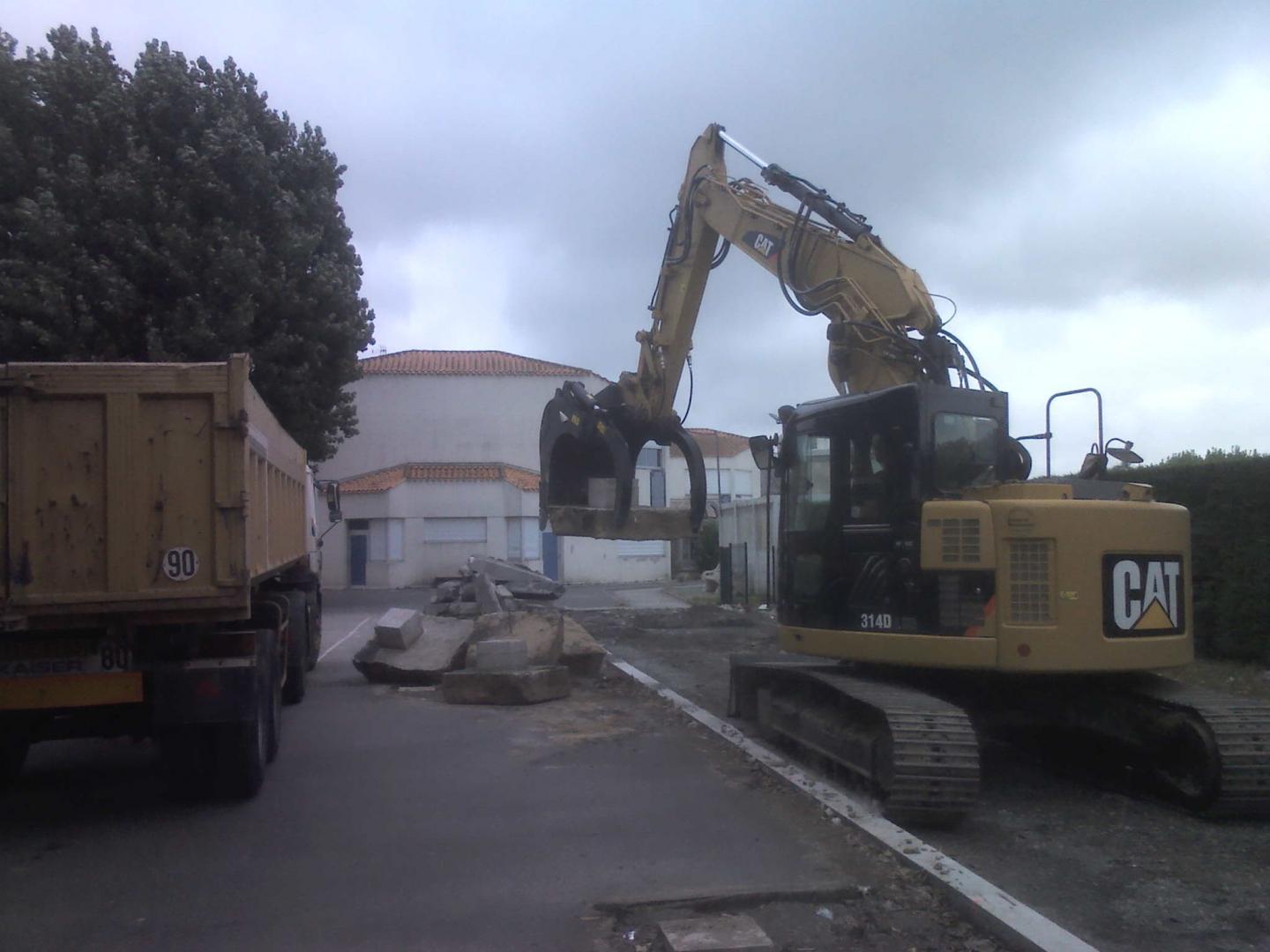 Travaux terrassement maison, Challans